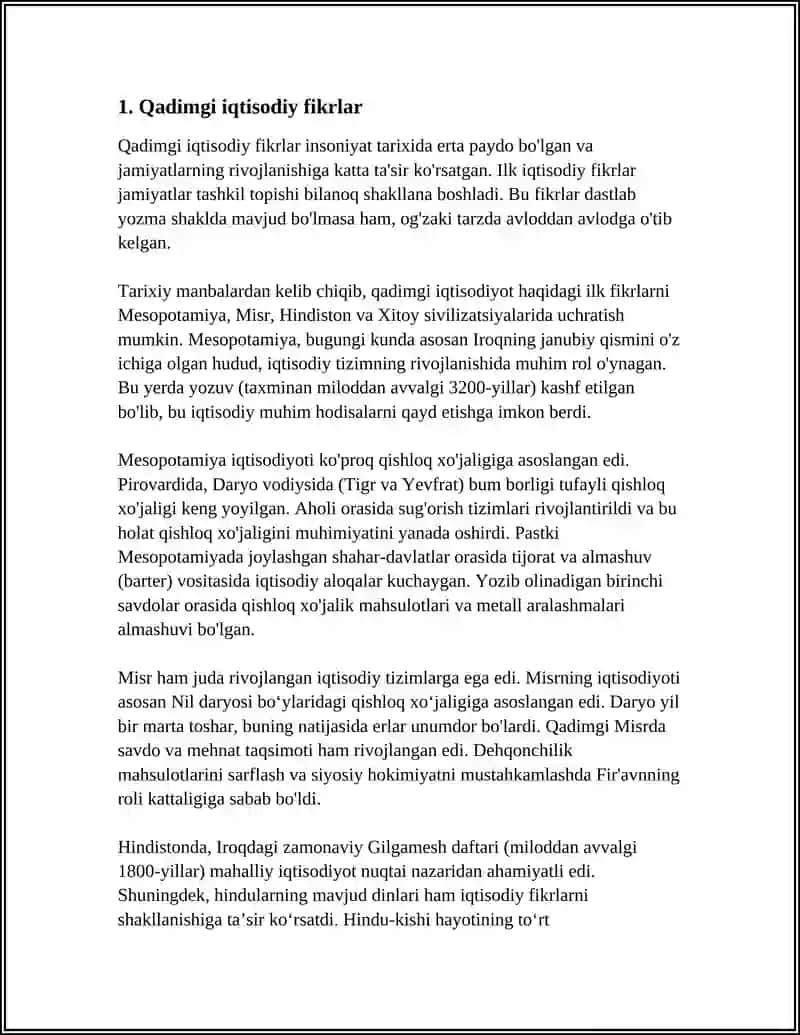 KLASSIK IQTISODIY MAKTABNING VUJUDGA KELISH SABABLARI 3
