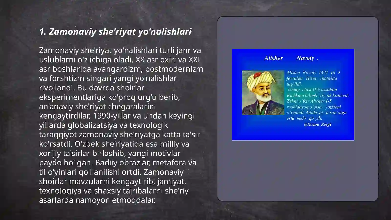 Hozirgi she'riyat janrlari 3