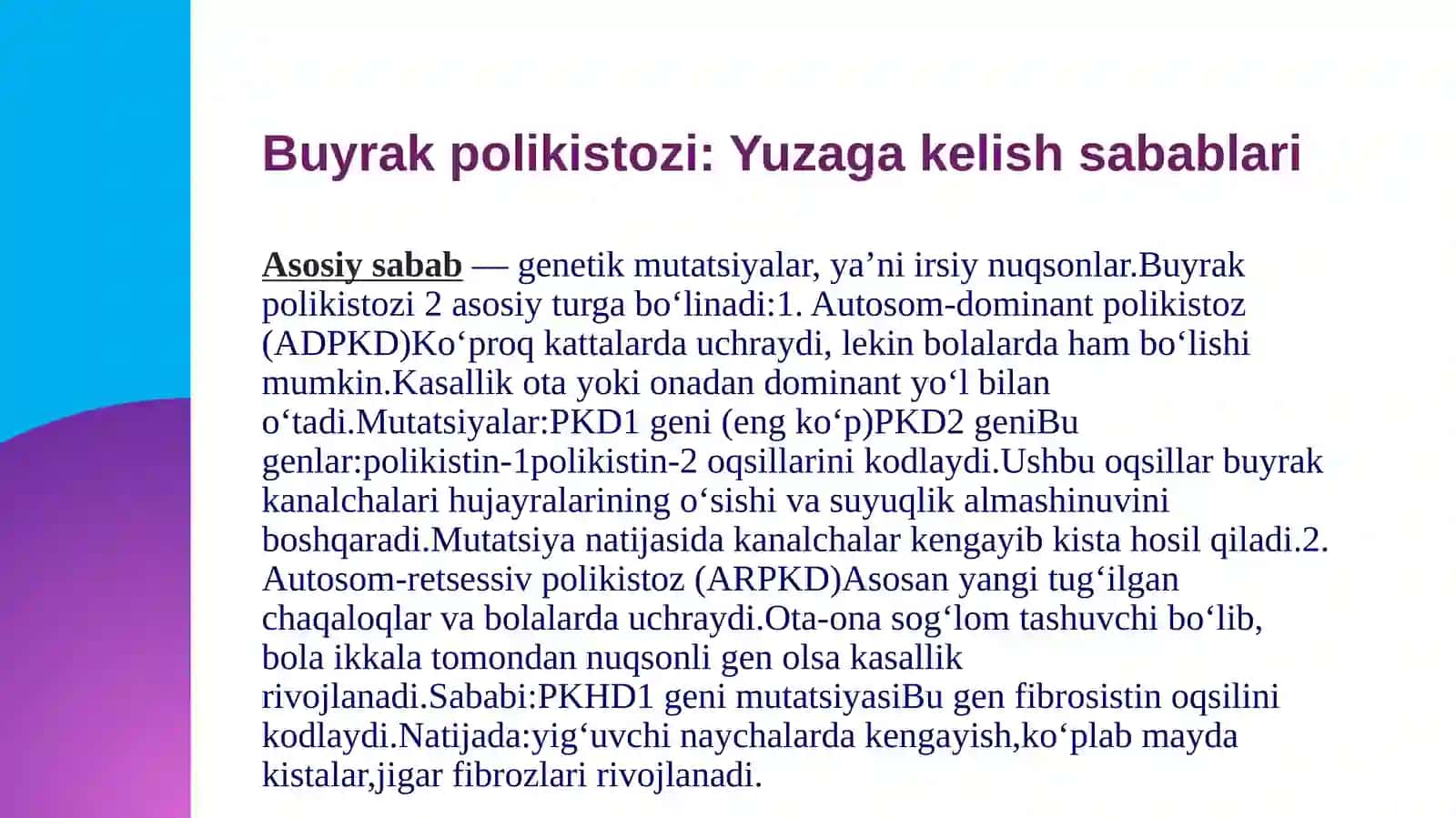 Buyrak polikistozi 3