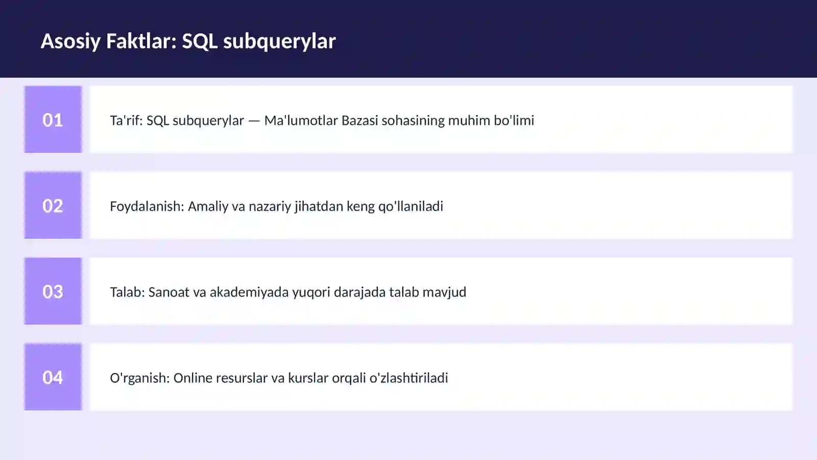 SQL subquerylar 3