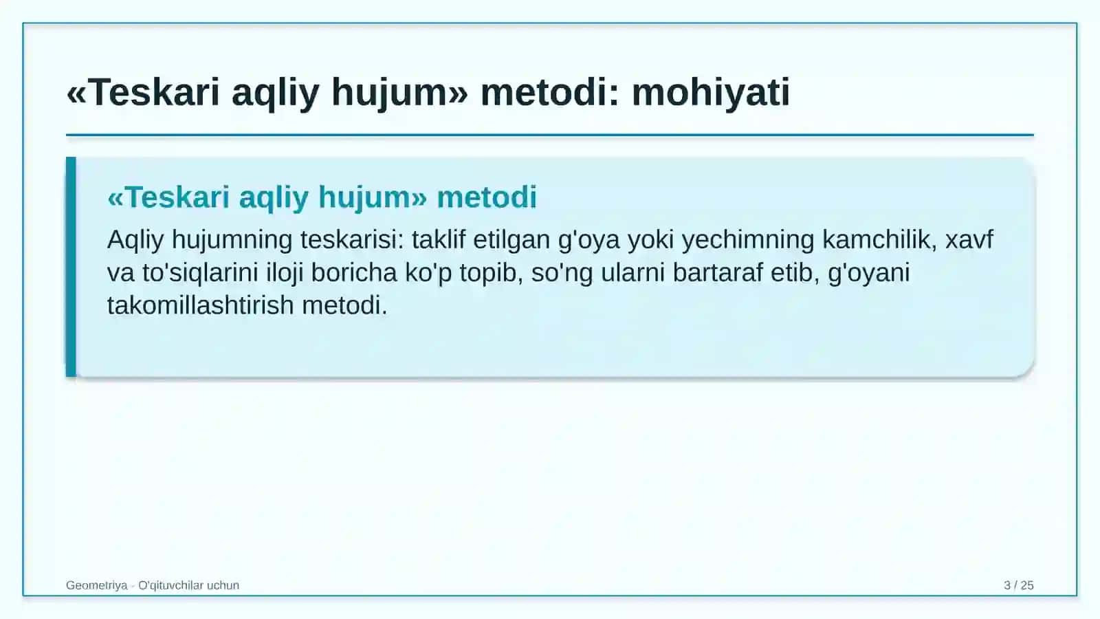 geometriya darslarida teskari aqliy hujum metodidan foydalanish 8962 3