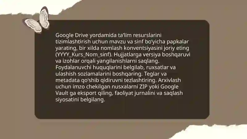 Google Disk va Hujjatlar 3