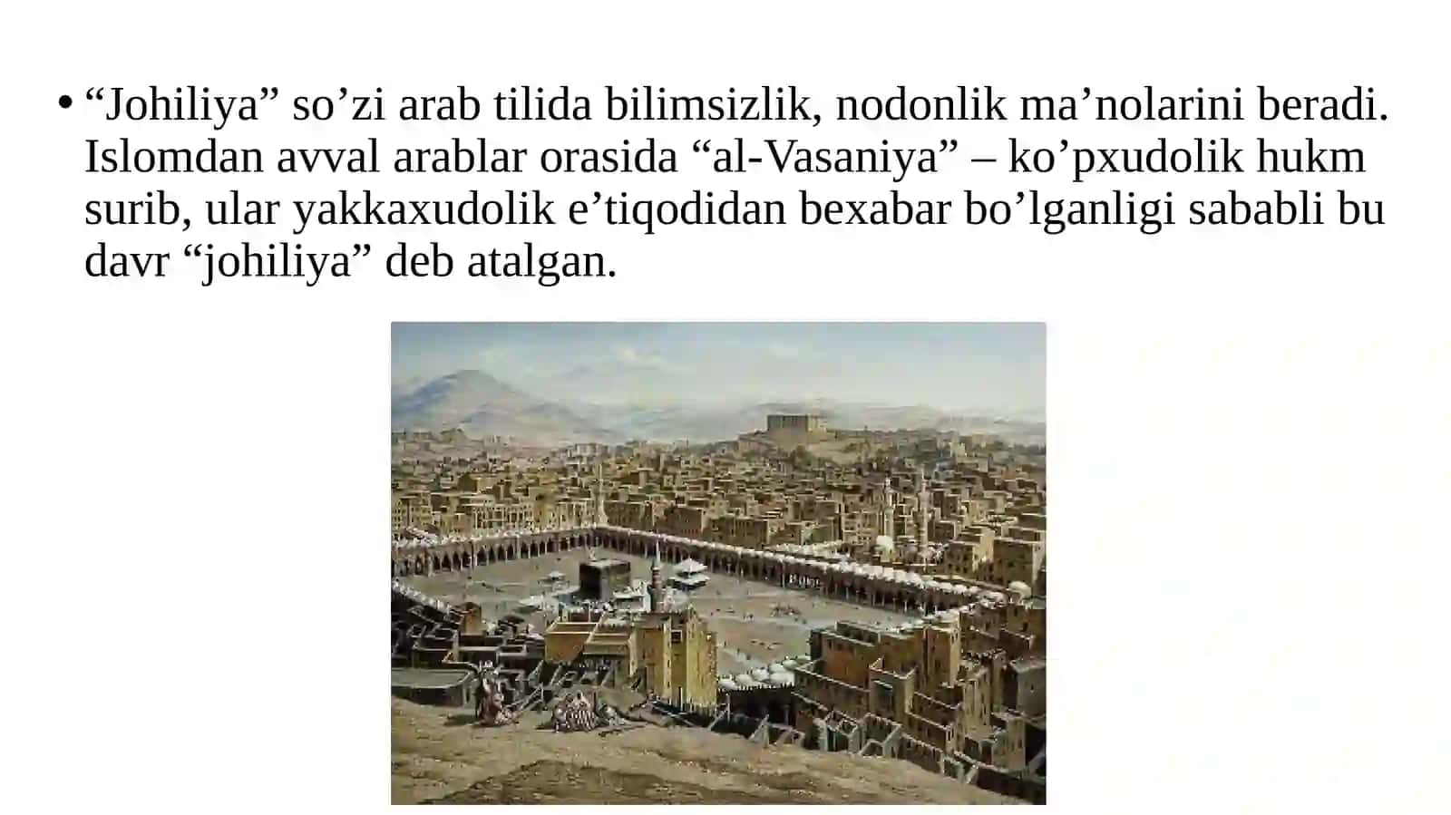 ISLOMDINI TARIXI VA MOHIYATI 3