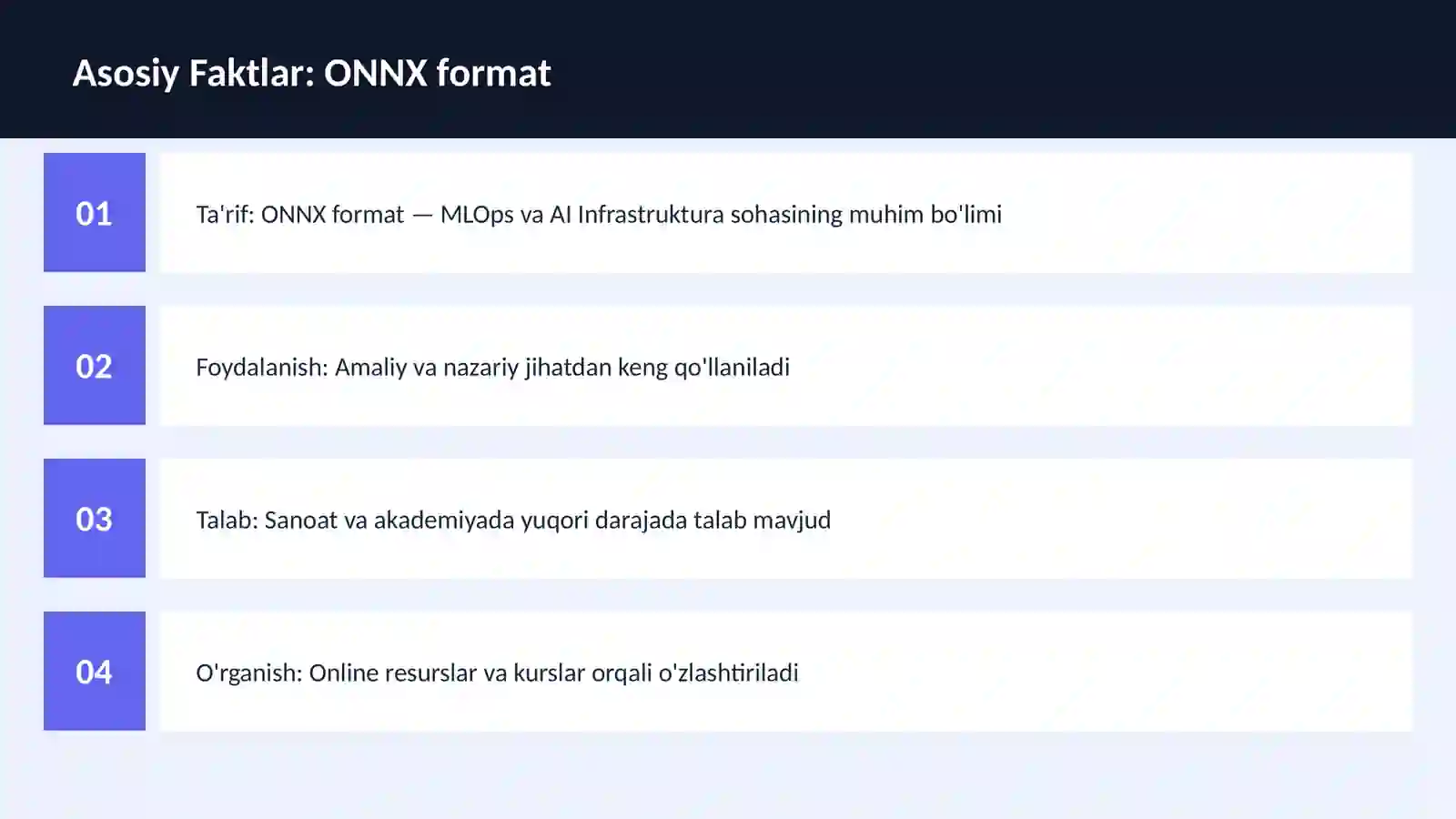 ONNX format 3