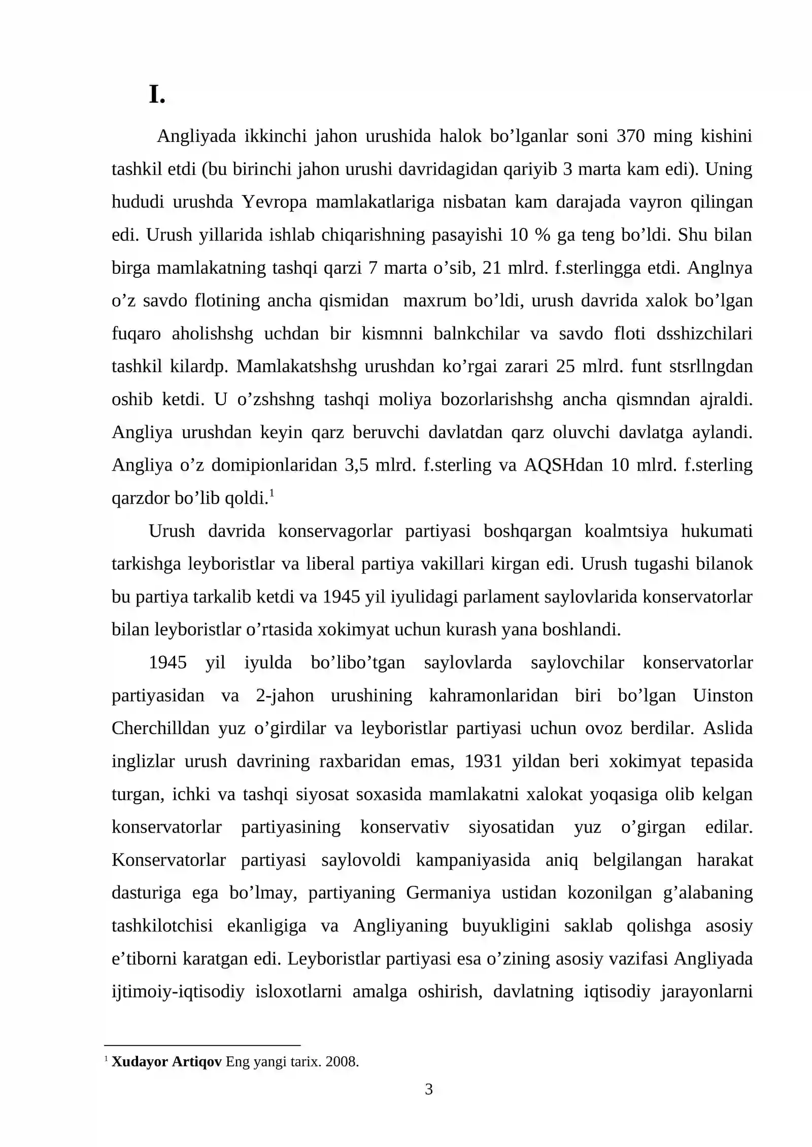 ANGLIYA 1945-2000 YILLARDA 3