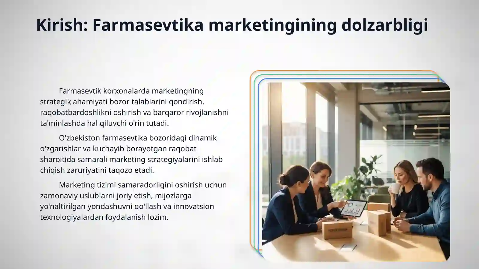 Farmasevtik korxonalarida marketing tizimini tashkil etish 3