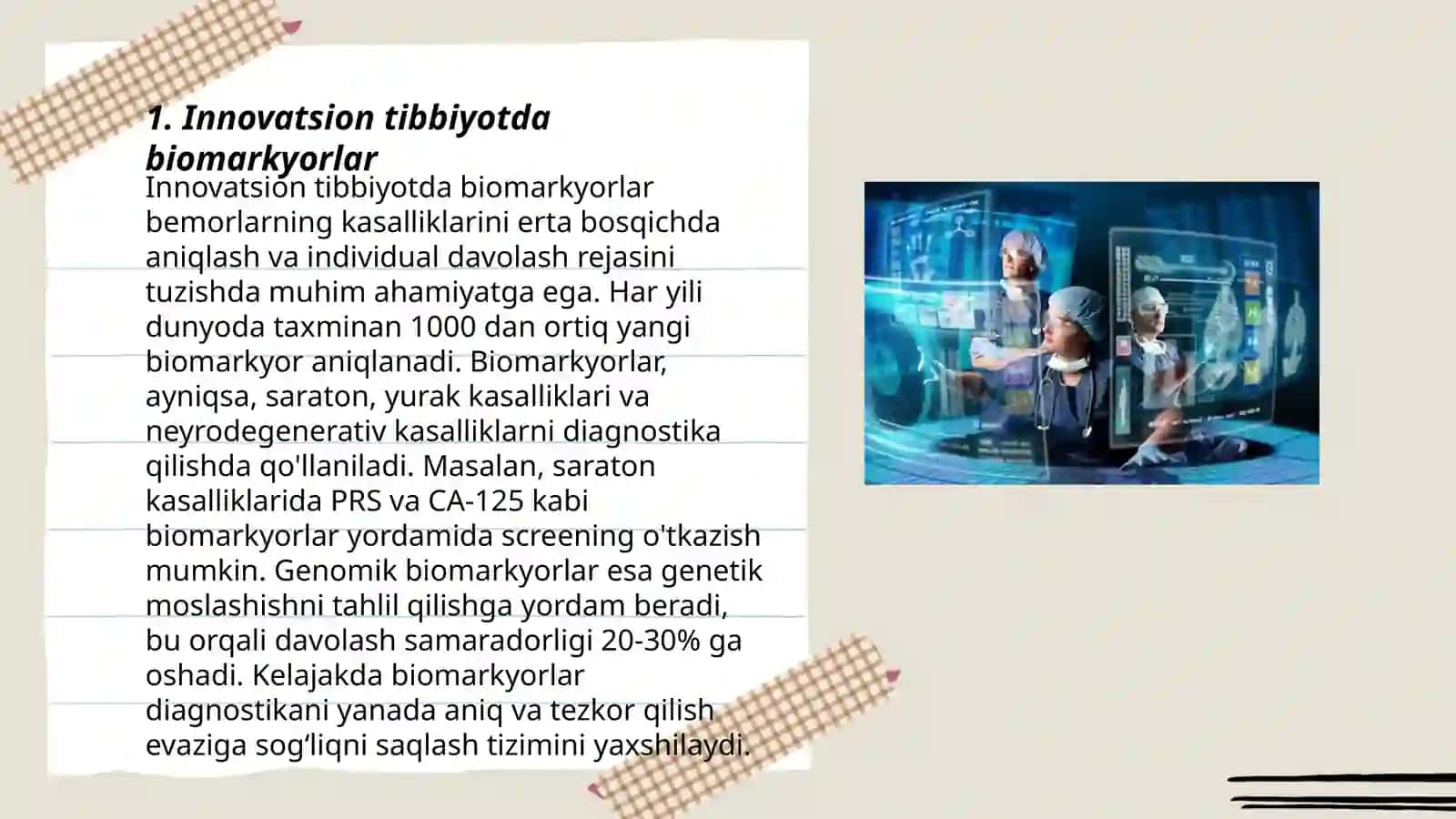 Innovatsion tibbiyotda diagnostika usullari va ularning ahamiyati 3