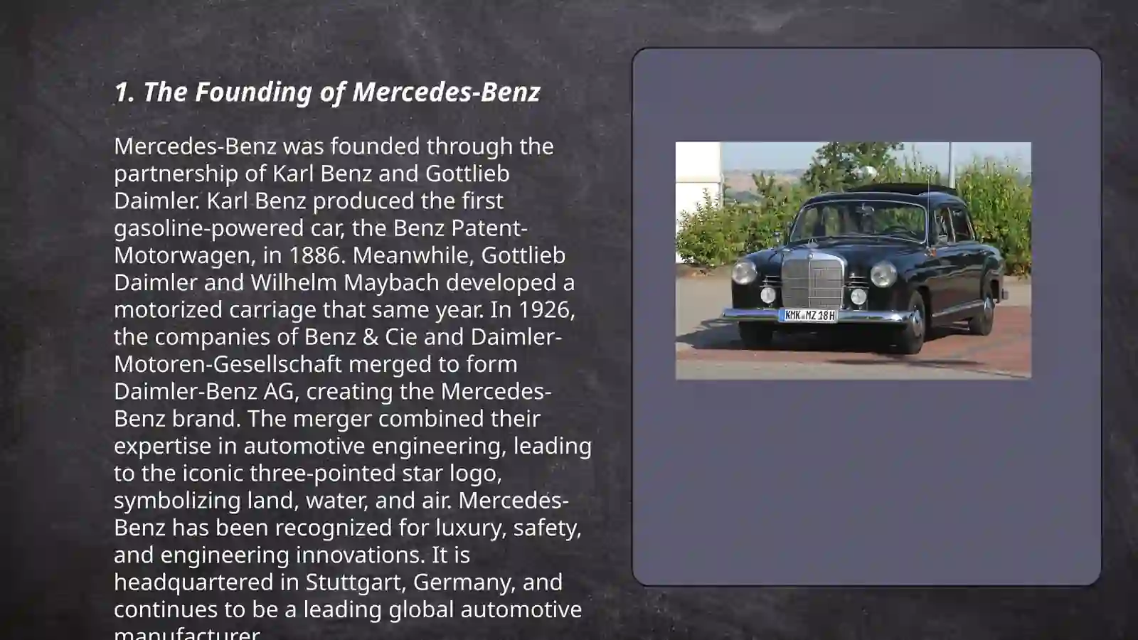 Mercedes Benz tarixi 3