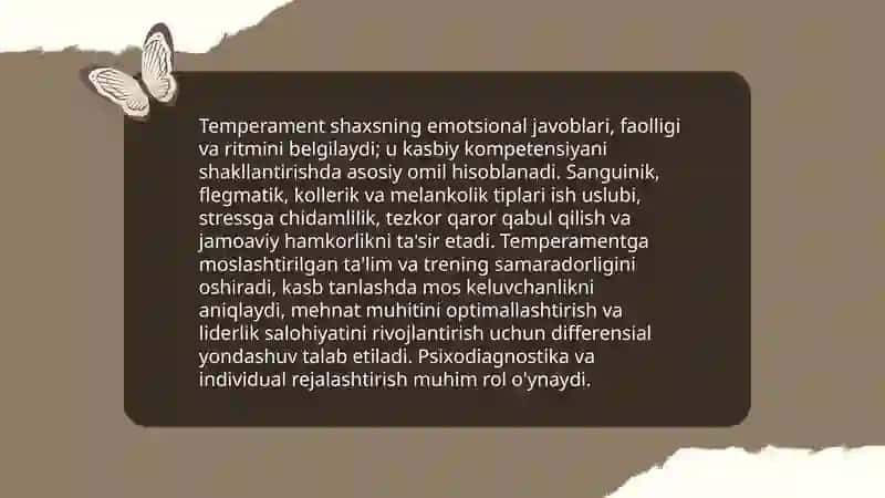 KASBIY KOMPETENSIYANI RIVOJLANTIRISHDA SHAXSNING INDIVIDUAL PSIXOLOGIK XUSUSIYATLARINING O’RNI 3
