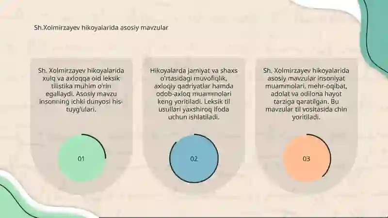 Shukur Xolmirzayev hikoyalari 3