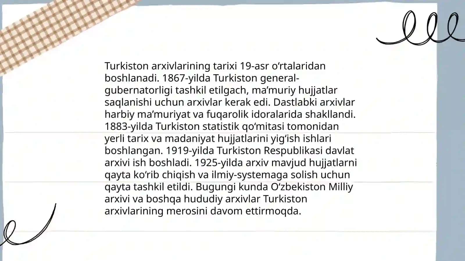 Turkiston arxivlarining tarixi 3
