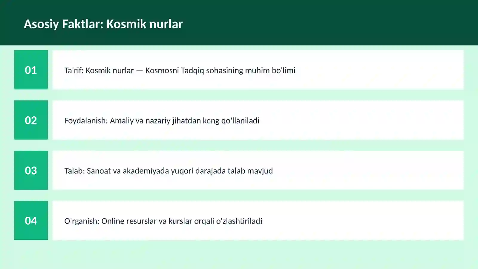 KOSMOSNI TADQIQ 3