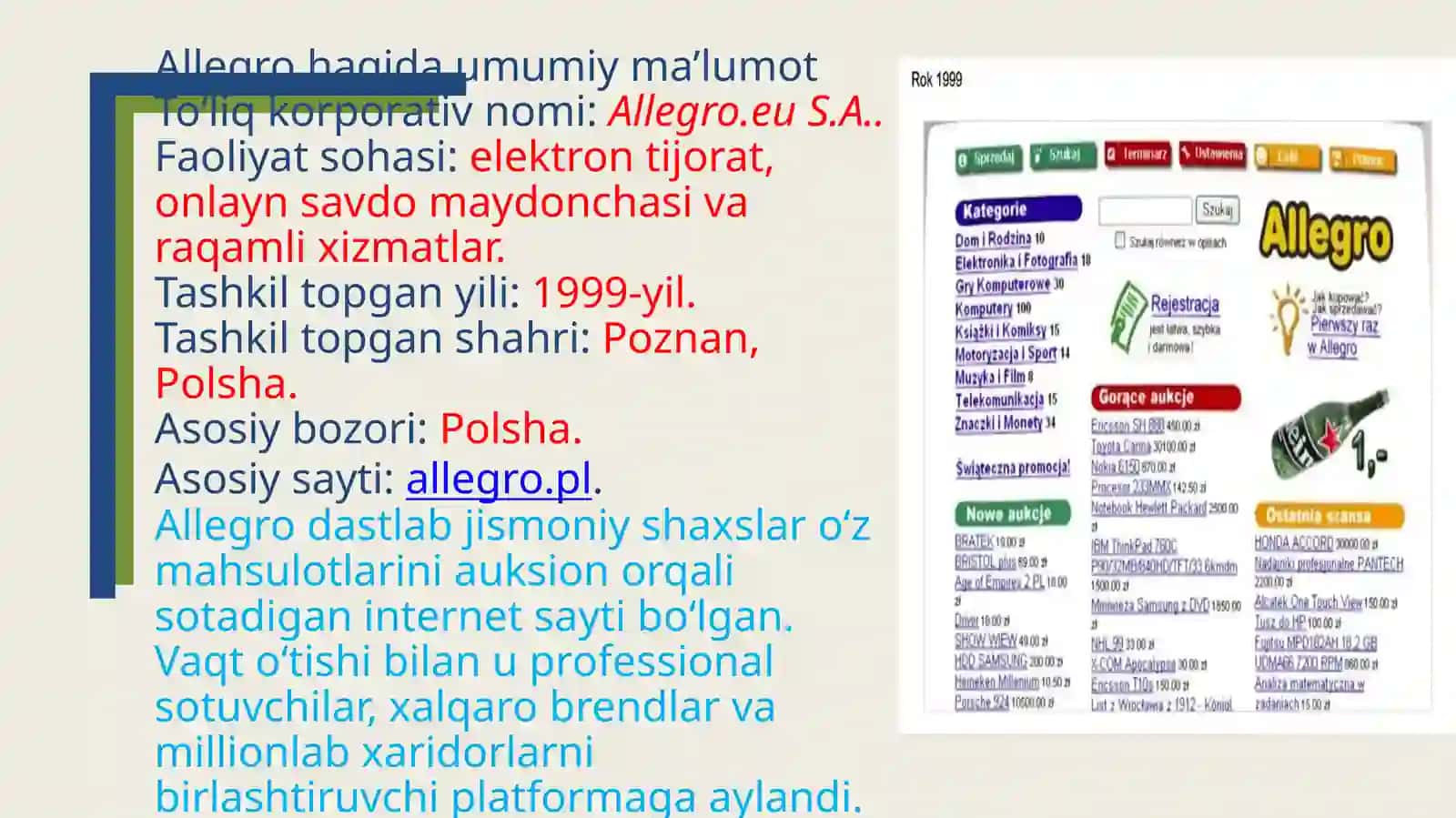 Allegro kompaniyasi 3