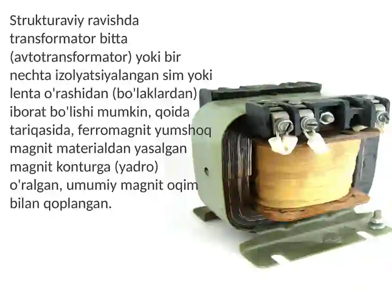Transformatorlar va ularning ishlashi 3