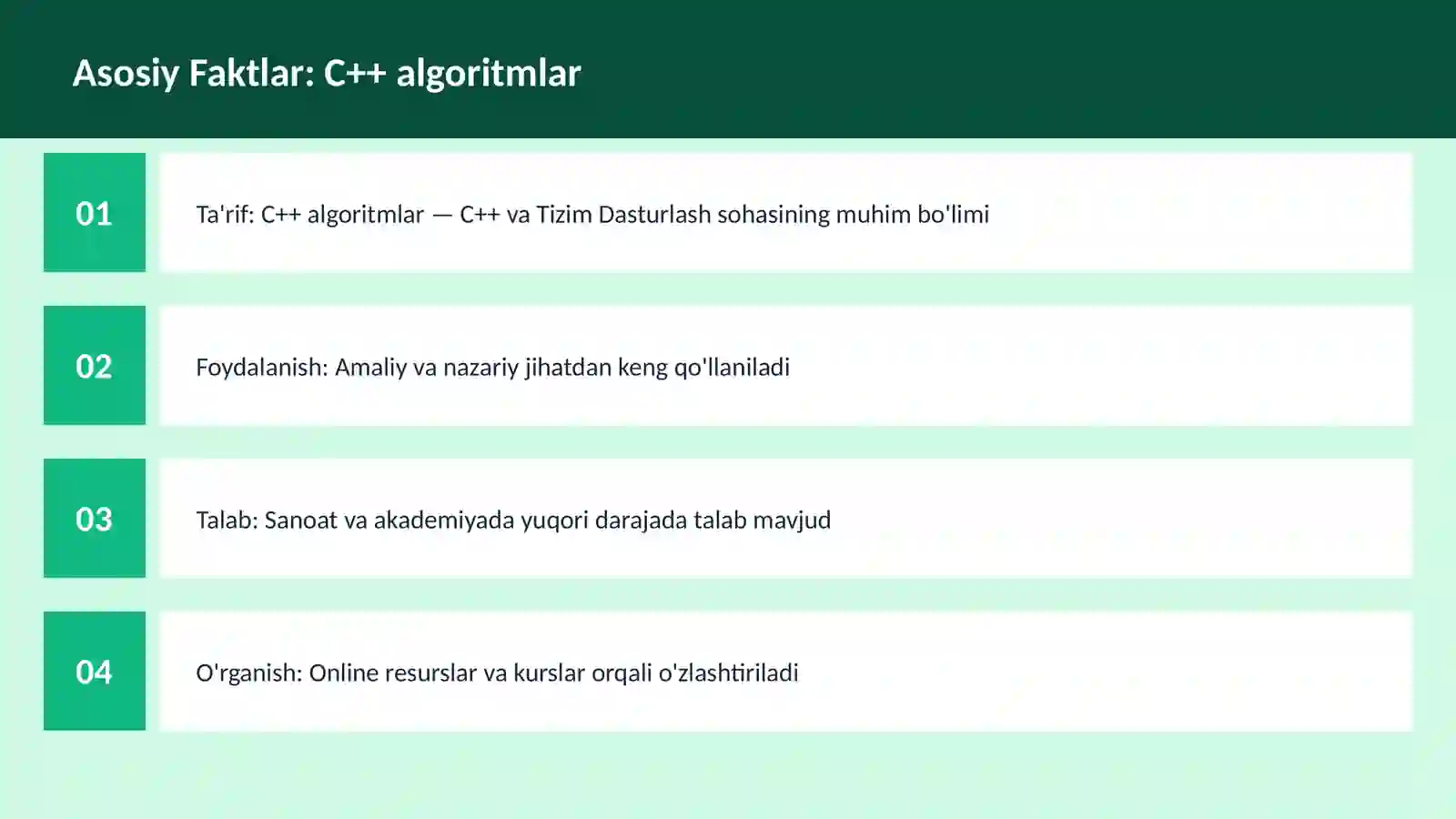 C++ algoritmlar 3