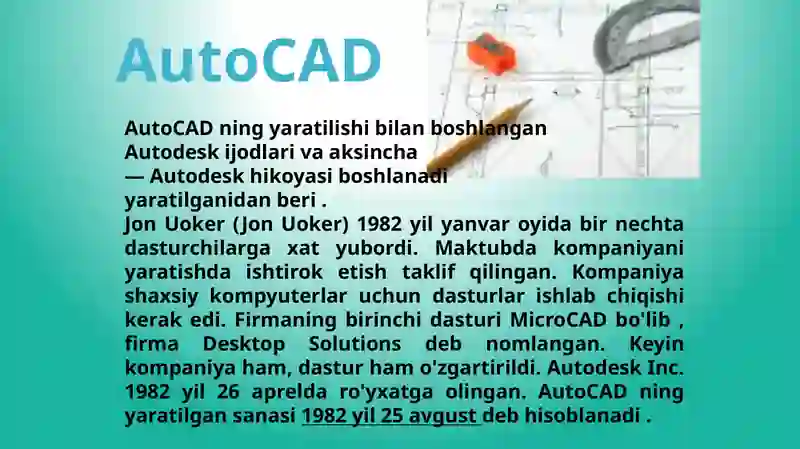 AutoCAD, 3D Max dasturlari 3