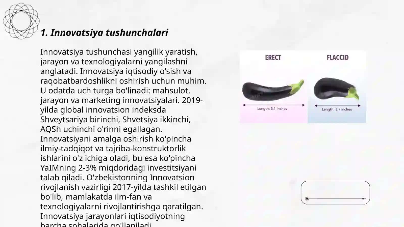 Innovatsiyalar kompaniyaning raqobatdosh ustunliklarining asosiy omili sifatida 3