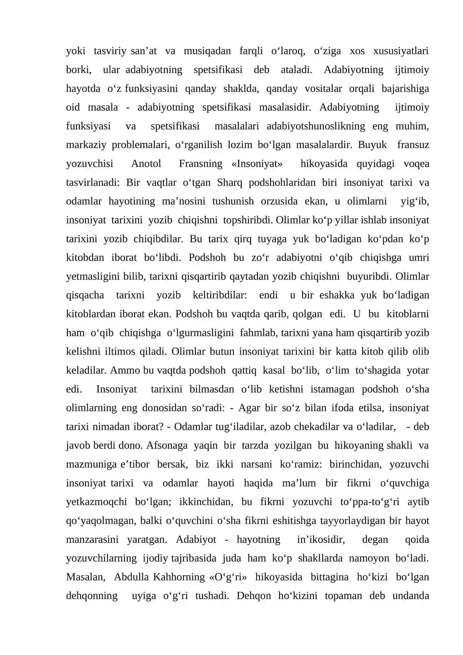 Adabiyot-ijtimoiy ongning o‘ziga xos sohasi va ijtimoiy taraqqiyotning qudratli omili sifatida 3
