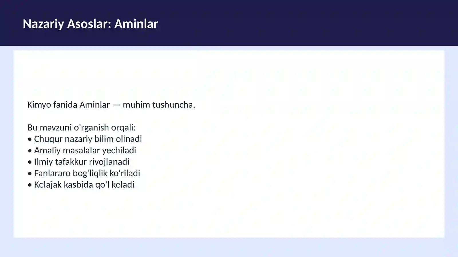 Kimyo Ketonlar Dars Ishlanmasi 3
