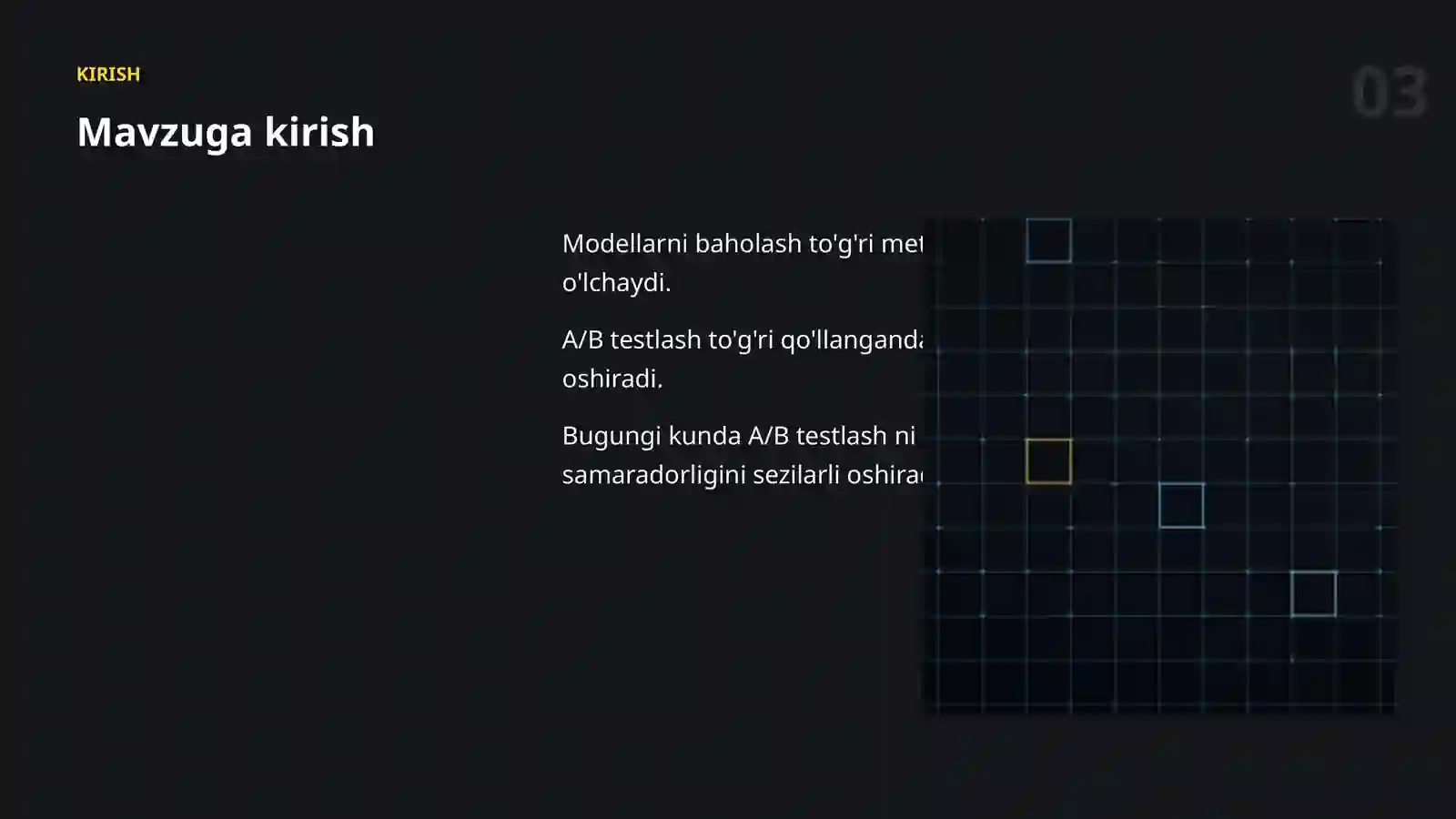 Modellarni Baholash 3