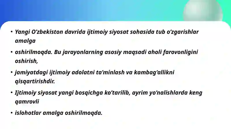 Yangi O’zbekiston ijtimoiy siyosiy, iqtisodiy vamadaniy hayotida ro’y berayotgan o’zgarishlarningxalqaro reyting va indekslarida aks etishi 3