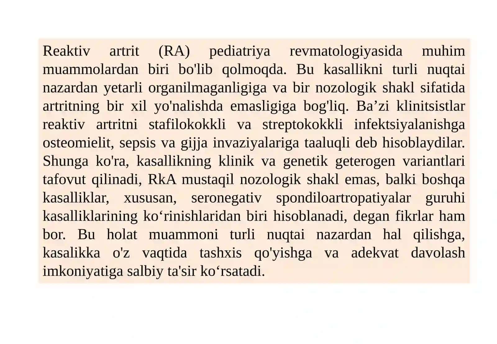 Reaktiv artrit 3