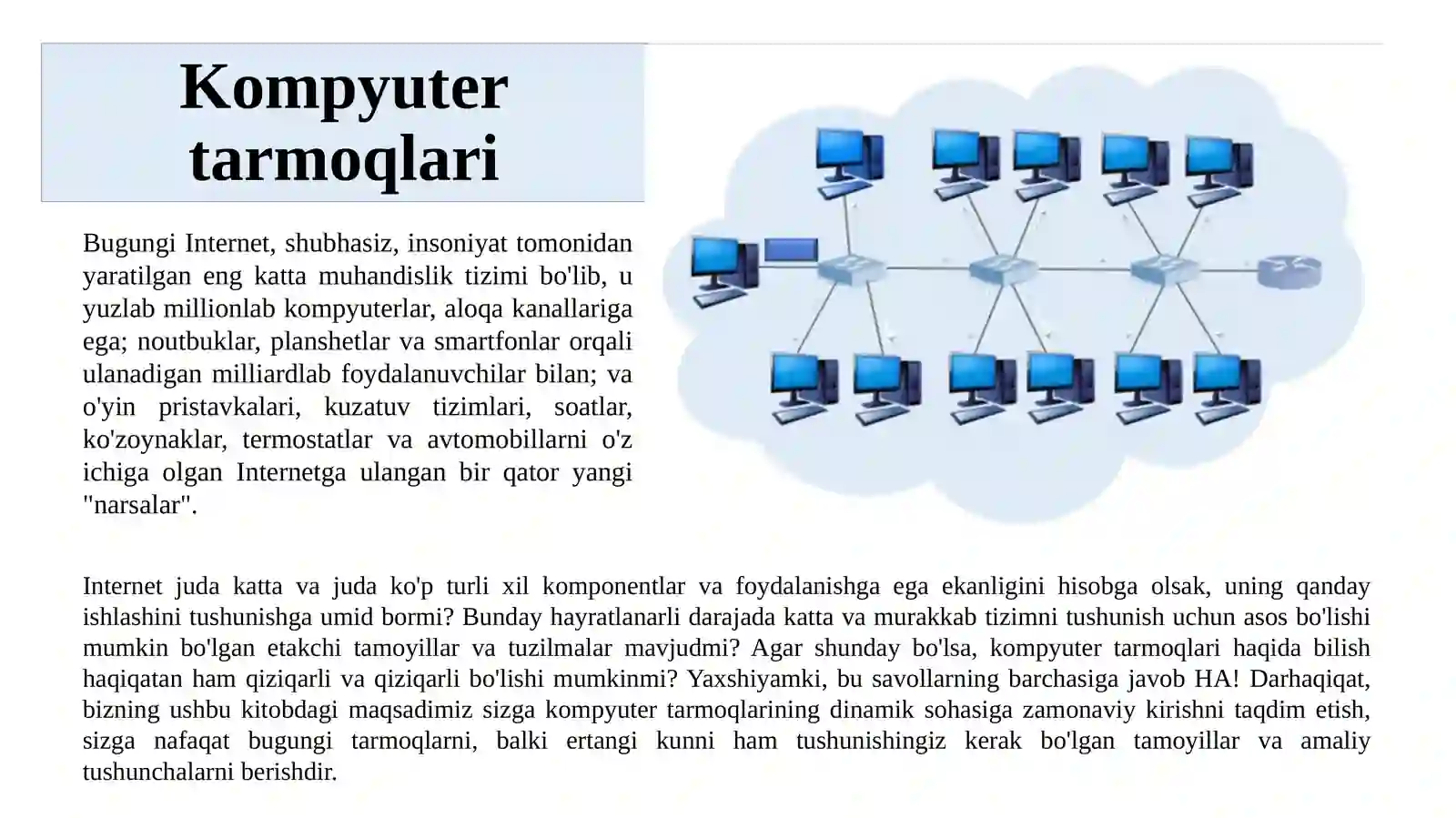 Kompyuter tarmoqlari va internet 3