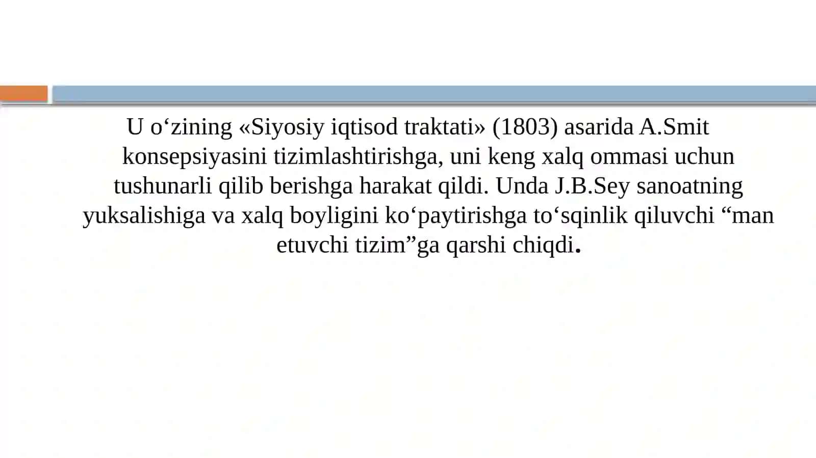 Klassiki iqtisodiy ta'lim 3