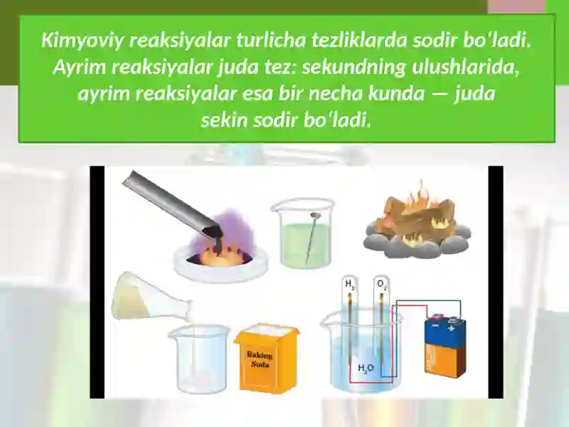 Kimyoviy reaksiyalarning tezligi 3