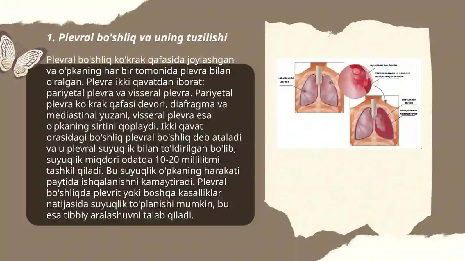Pnevmotoraks kasalligi 1