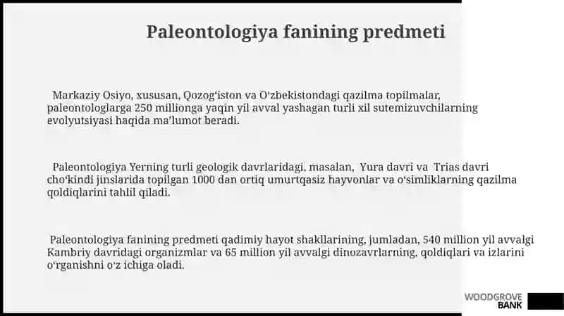Paleontologiya fanining predmeti 3