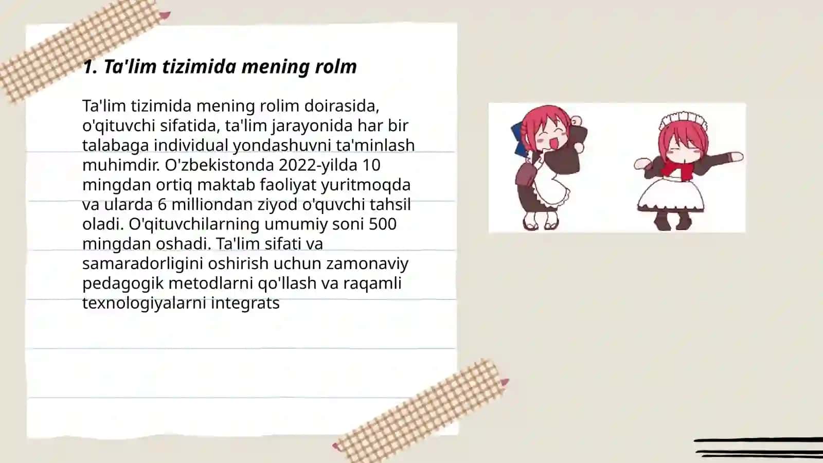 Mening kelejakka qóshgan ulushim 3