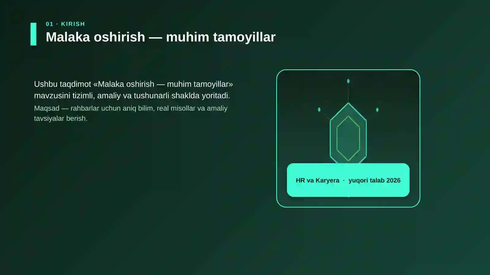 Malaka oshirish — muhim tamoyillar 3