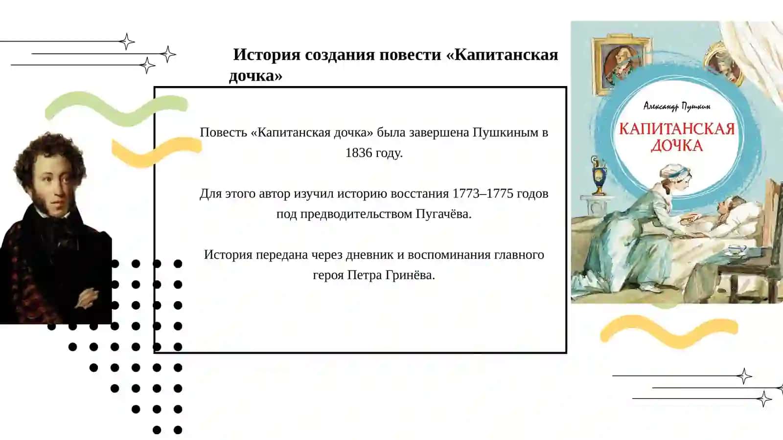 «Капитанская дочка» А. С. Пушкина. 3