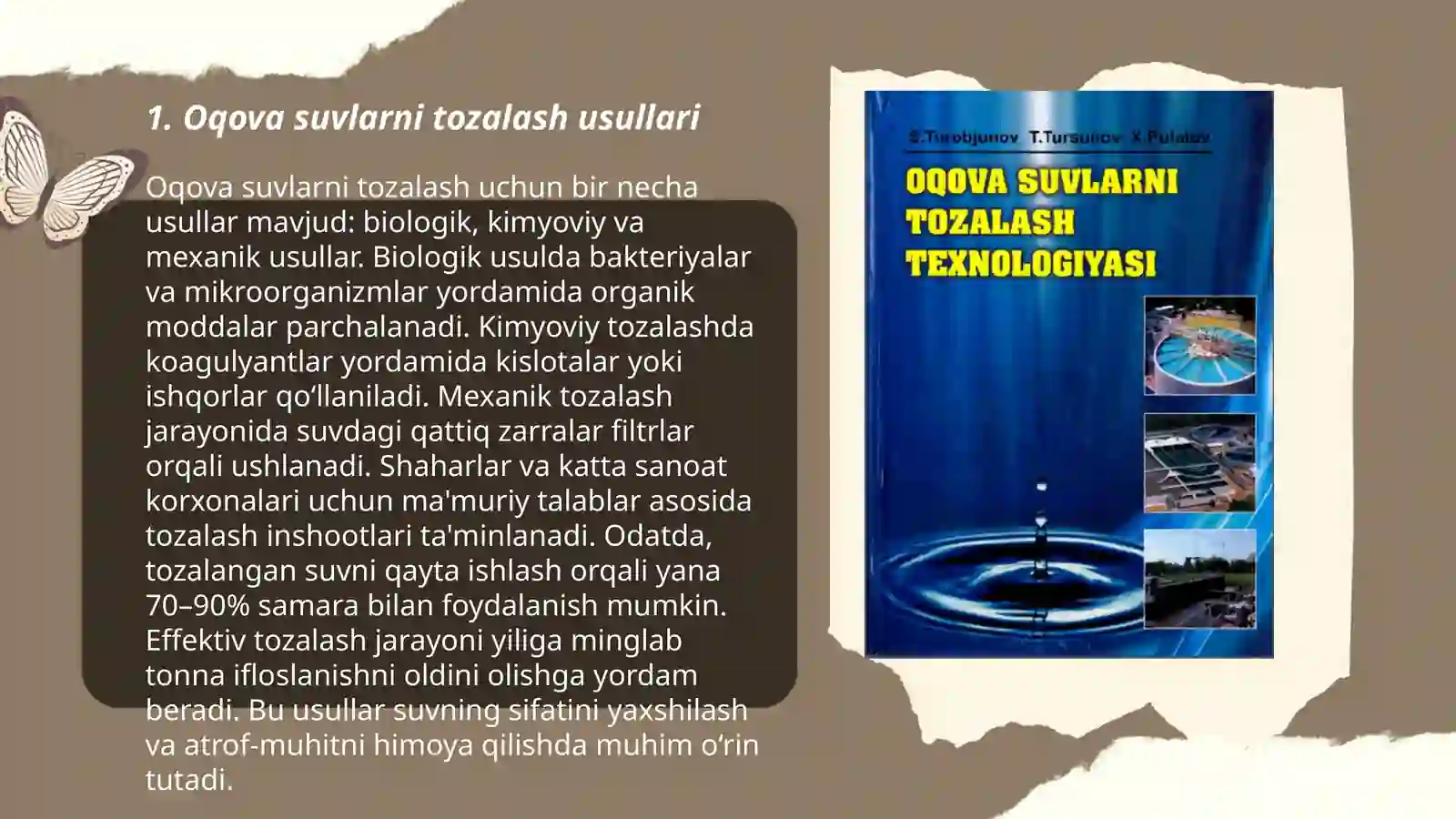 Oqova suvlarni mikroorganizmlar bilan tozalash texnologiyasi 3