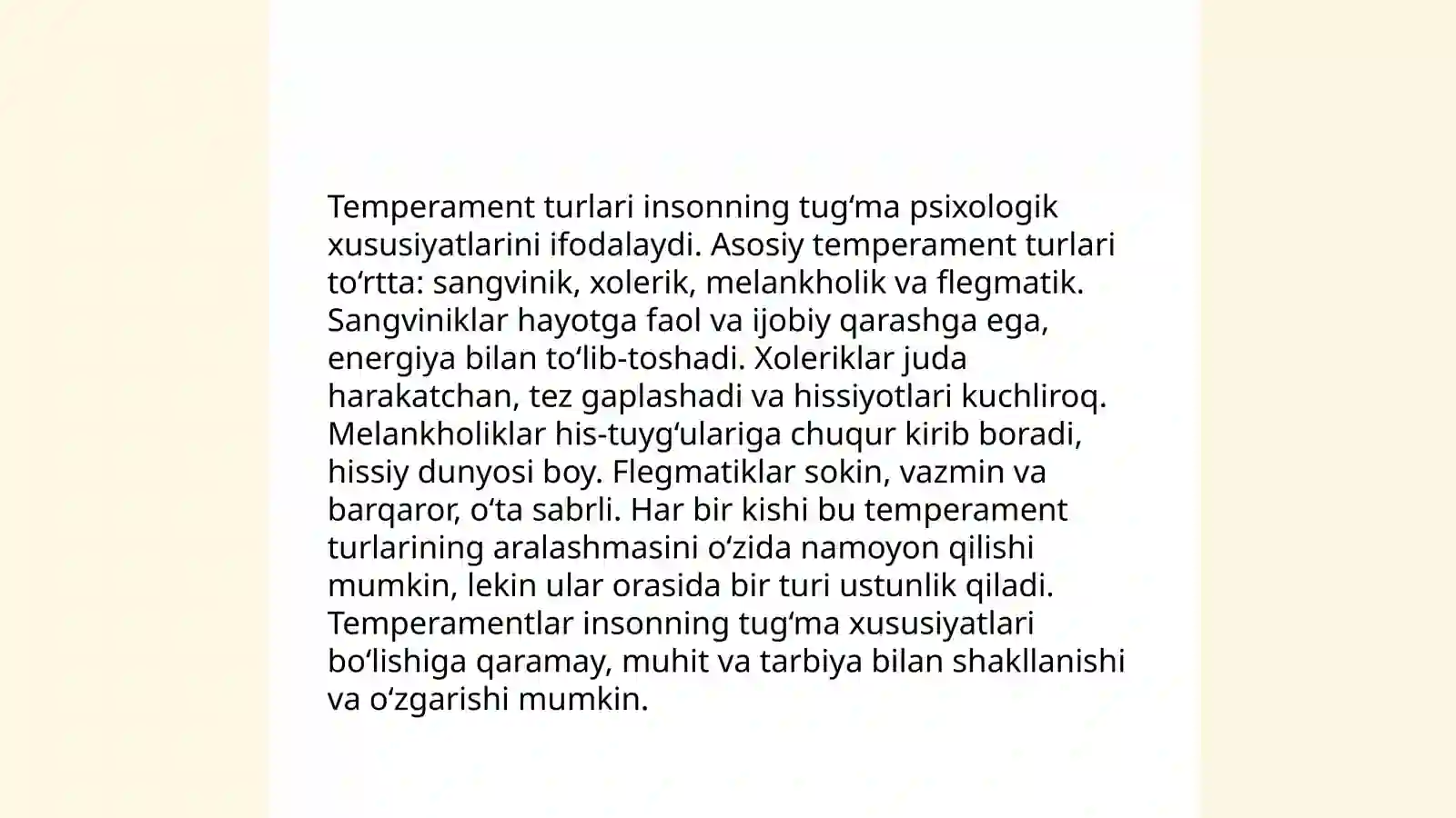 Temperament turlari 3