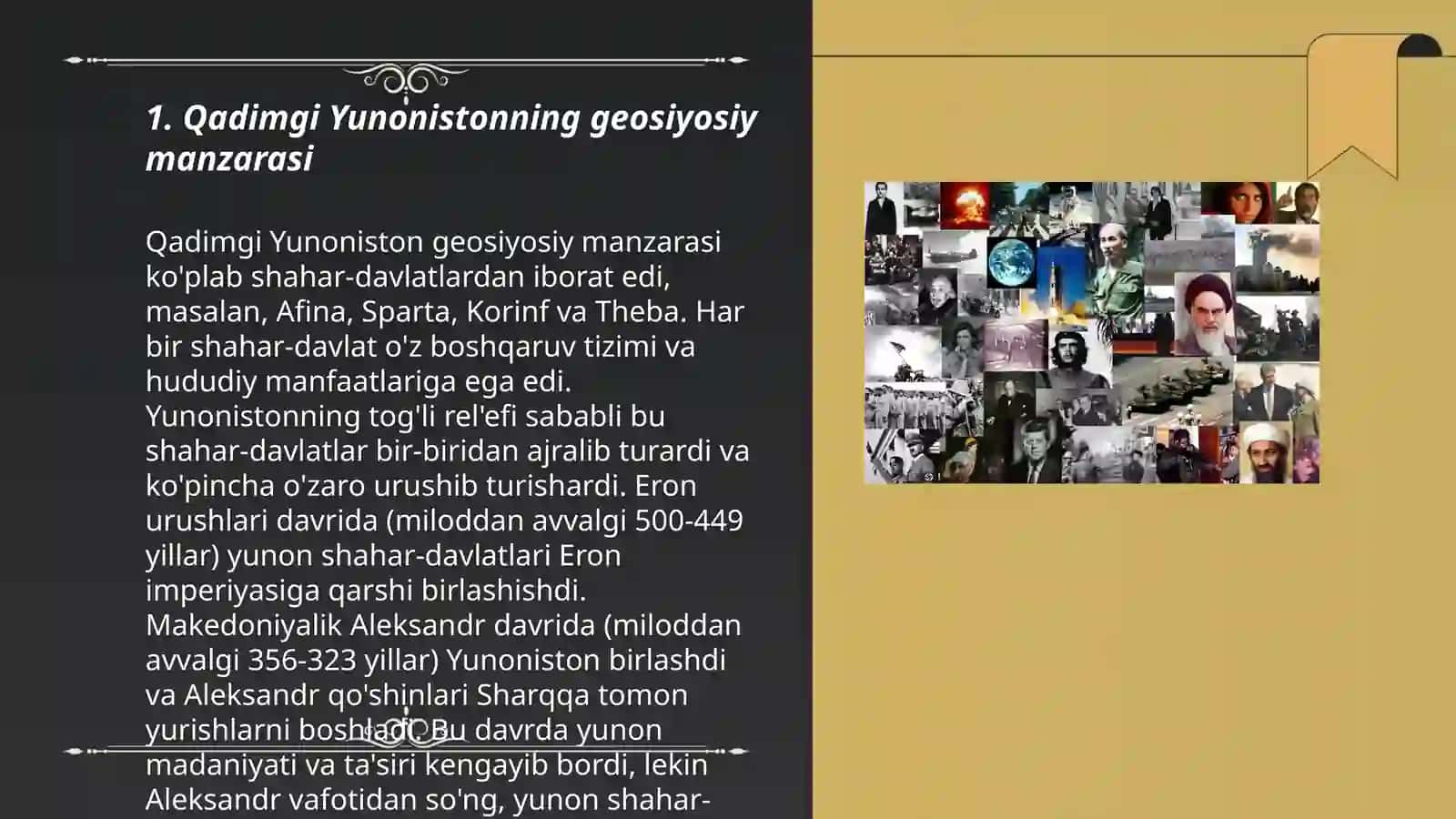Qadimgi Yunonistonning yuksalishi haqida malumot 3