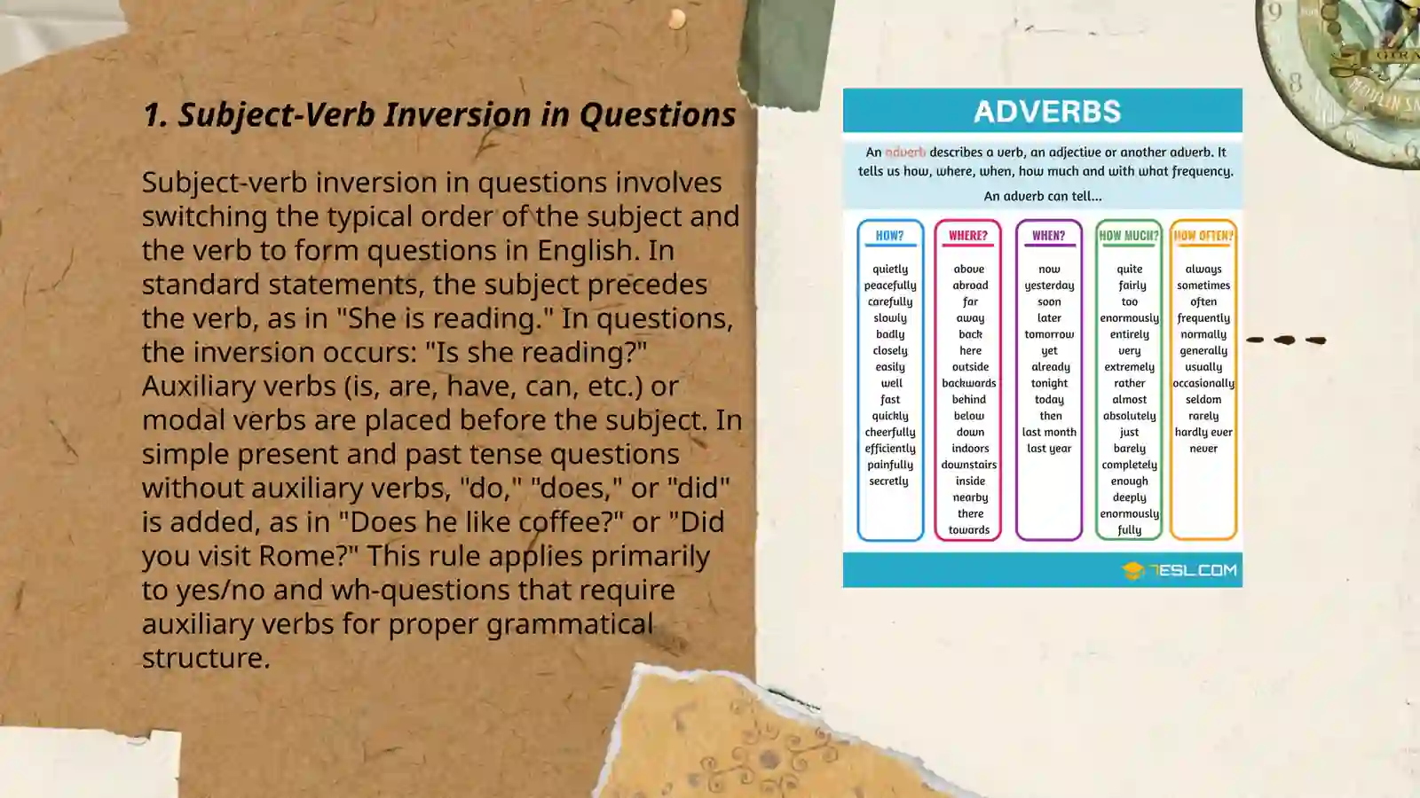 Inversion after negative adverbials 3