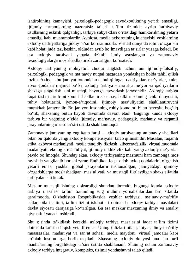 Zamonaviy axloqiy tarbiya 3