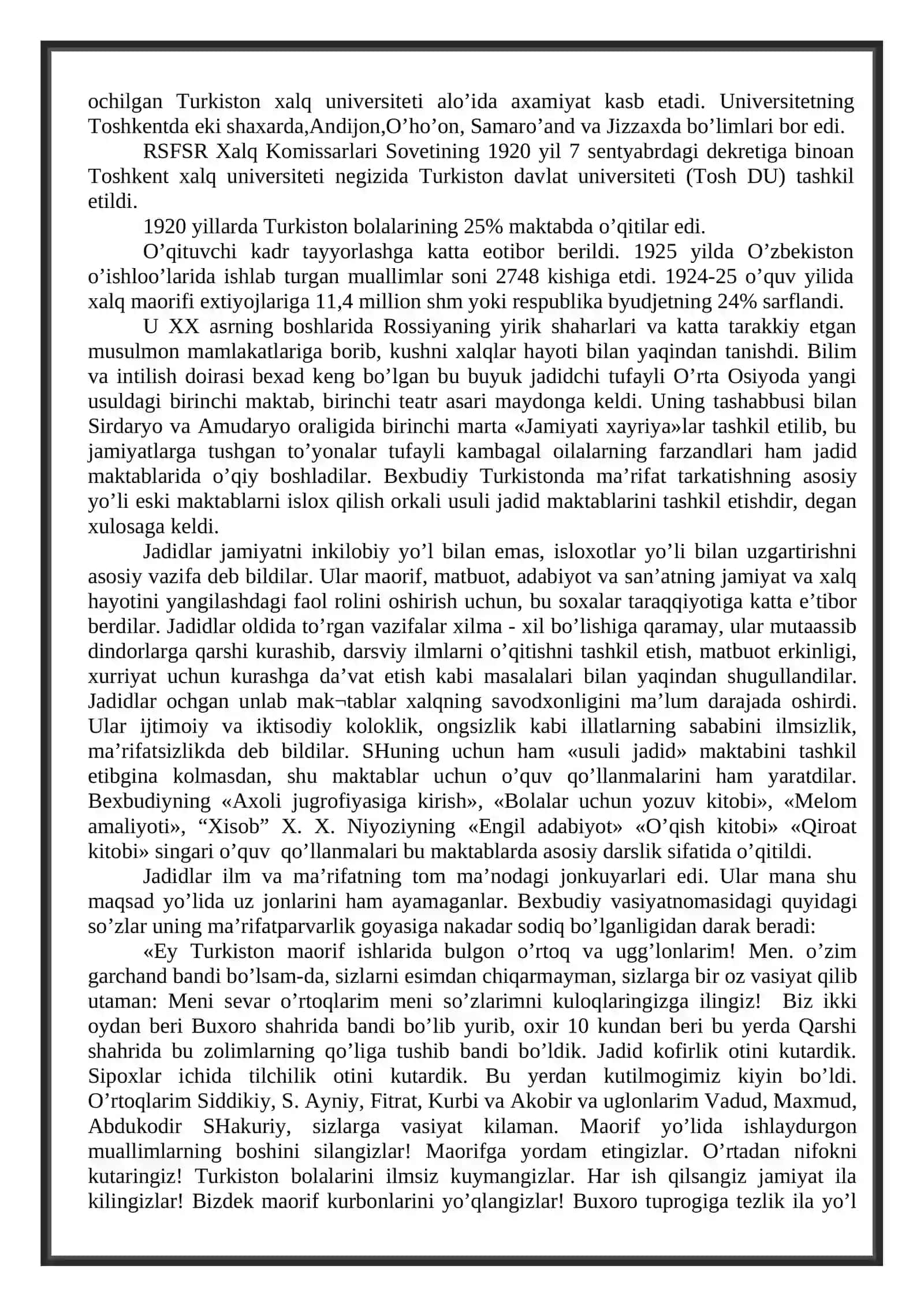 O’zbekistonda ta’lim tizimi va pedagogika rivoji 3