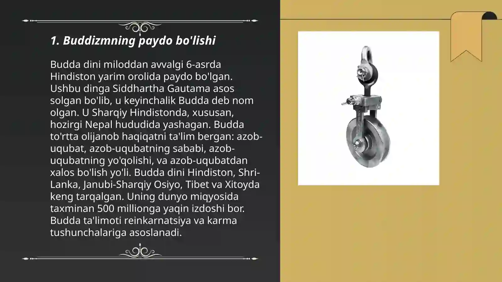 Buddaviylik dinining paydo bo'lishi tarixi va tarixiy ildizlari 3