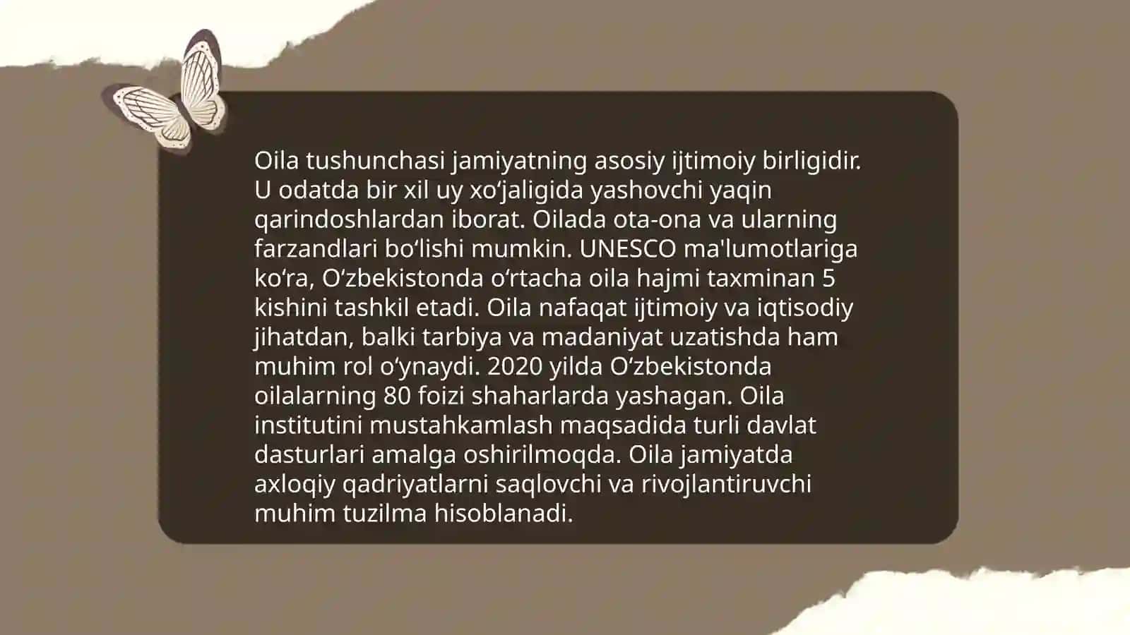 Yangi oilani shakllantirish asoslari 3