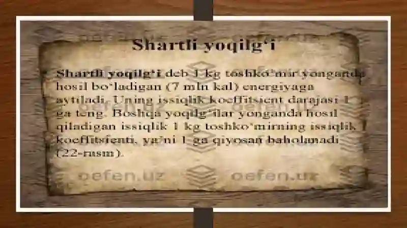 Shartli yoqilg’i 3