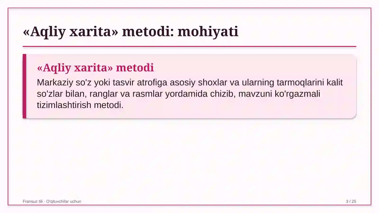 fransuz tili darslarida aqliy xarita metodidan foydalanish 5793 3