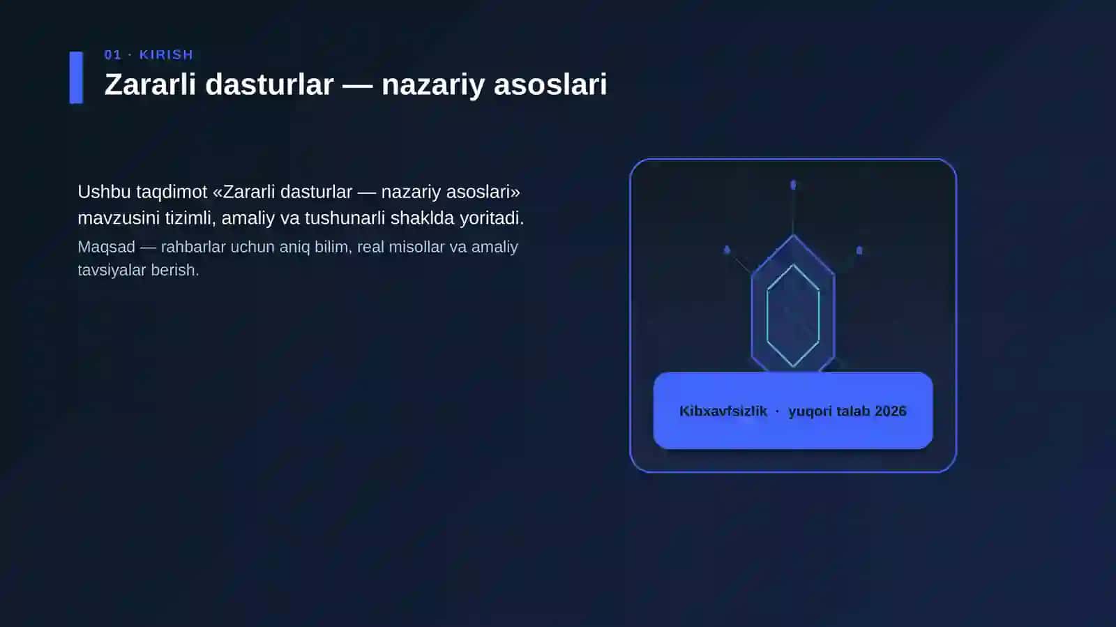 Zararli dasturlar — nazariy asoslari 3