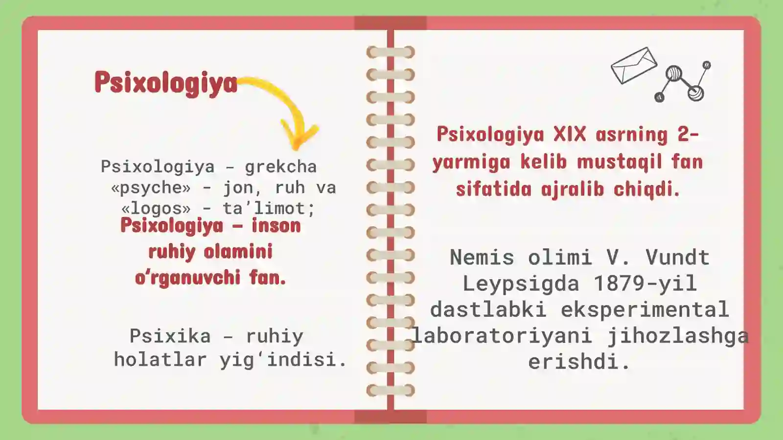 Psixologiyafanining predmeti va rivojlanish tarixi 3