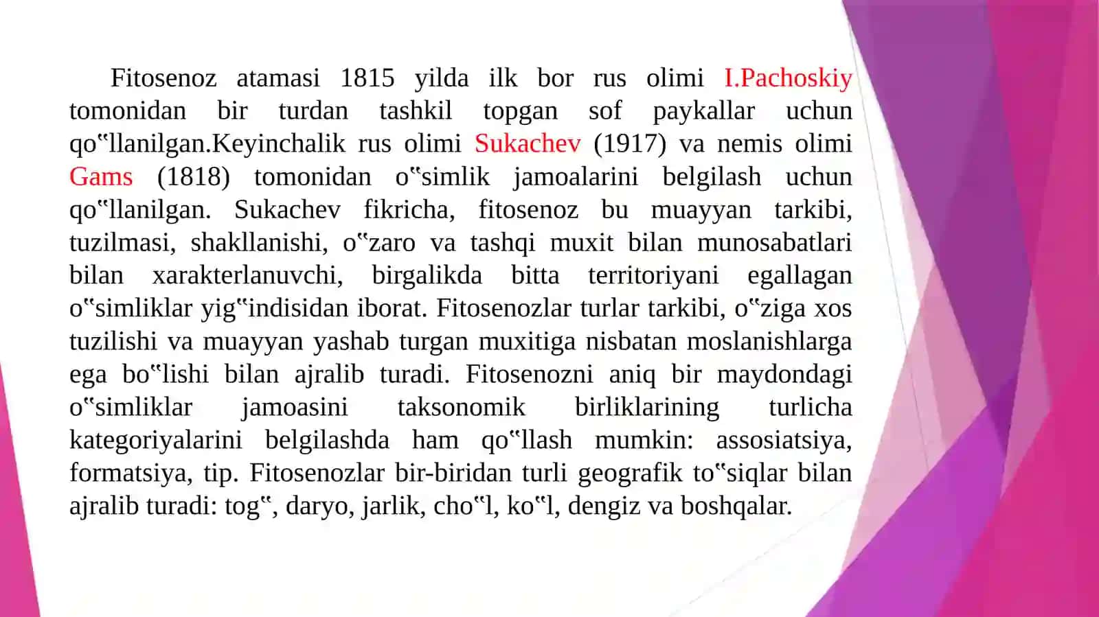 FITOSENOLOGIYA FANIDANTAYYORLAGAN MUSTAQIL ISHI 3