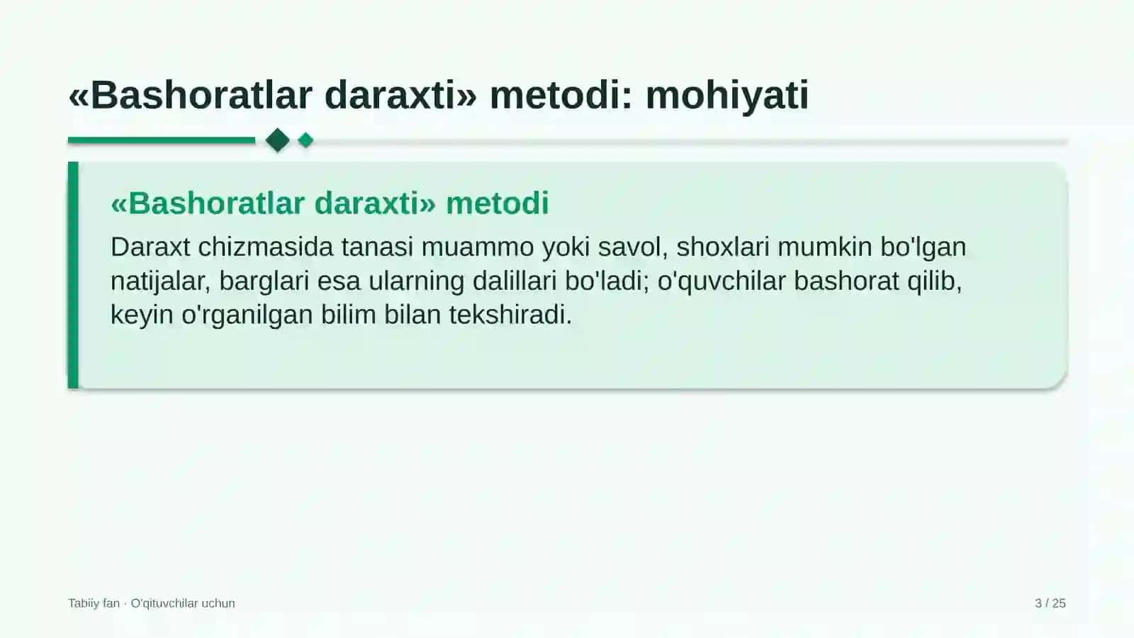 tabiiy fan darslarida bashoratlar daraxti metodidan foydalanish 5243 3
