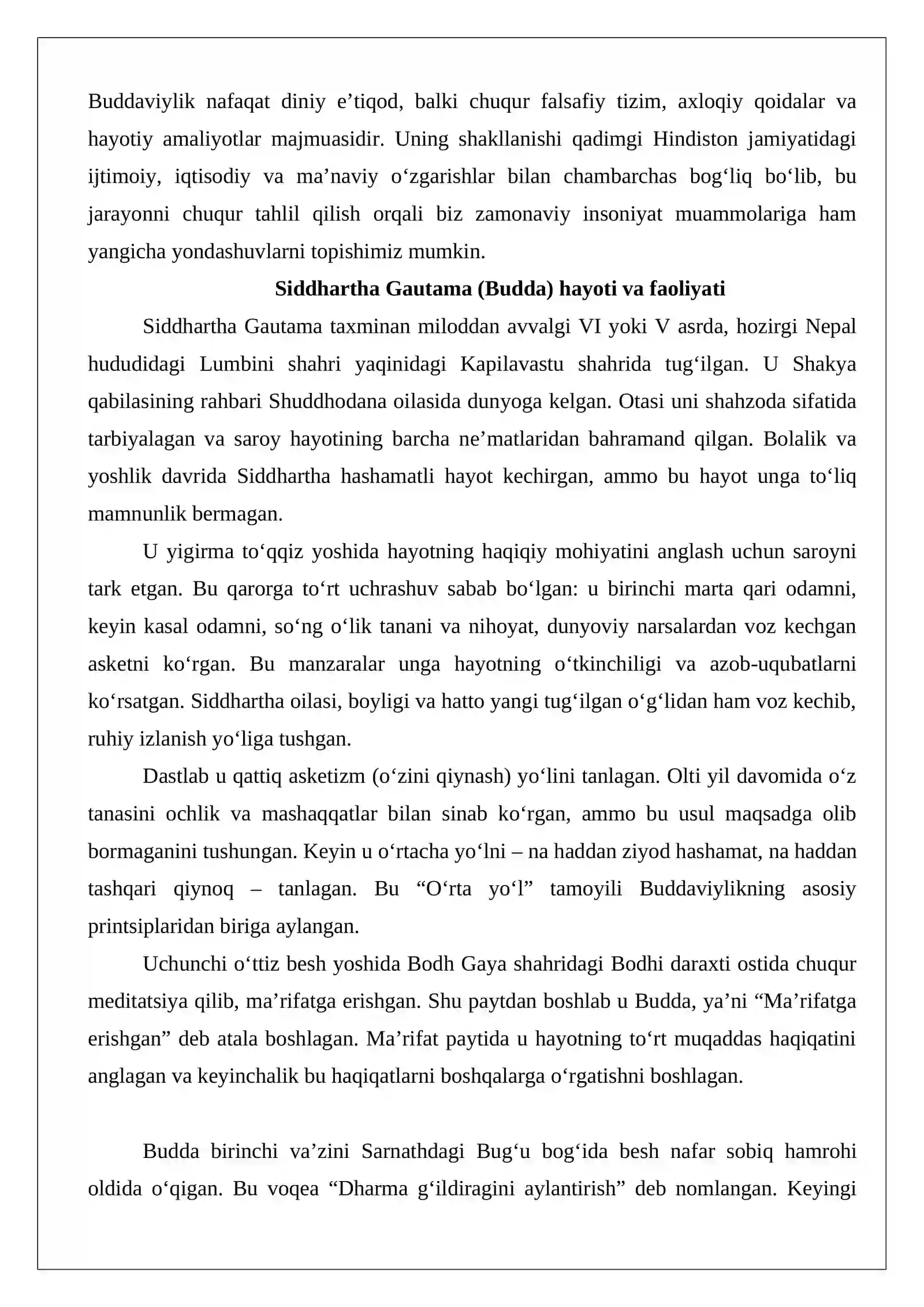 Buddaviylik dini ta’limoti va manbasi 3