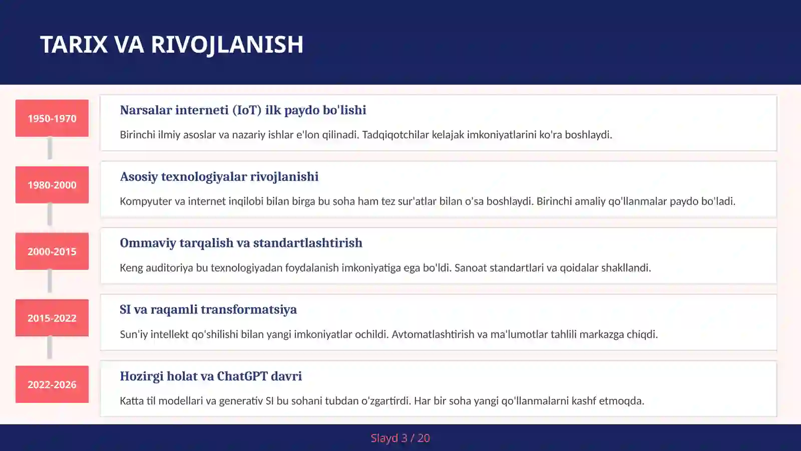 Narsalar INTERNETI (IOT) 3